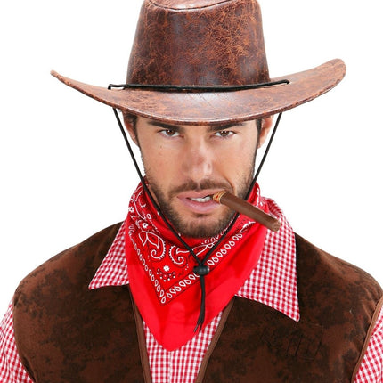 Rode Bandana Patroon van Widmann koop je bij Partywinkel