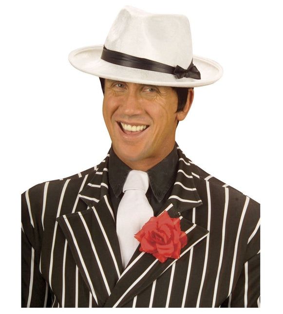 Rode Broche Roos 10cm van Widmann koop je bij Partywinkel