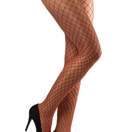 Rode Panty Visnet van PartyXclusive koop je bij Partywinkel