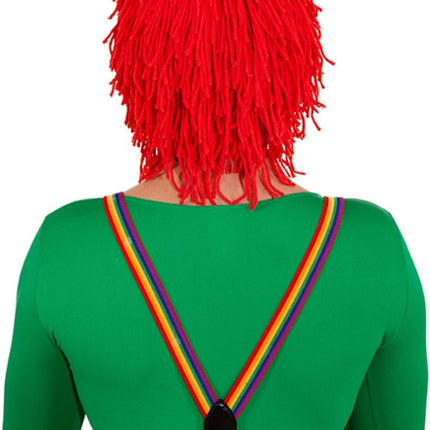 Rode Pruik Sliertjes van Orlob koop je bij Partywinkel