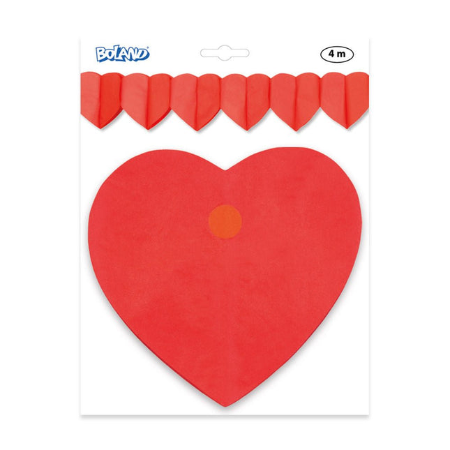 Rode Slinger Hart 4m van Boland koop je bij Partywinkel
