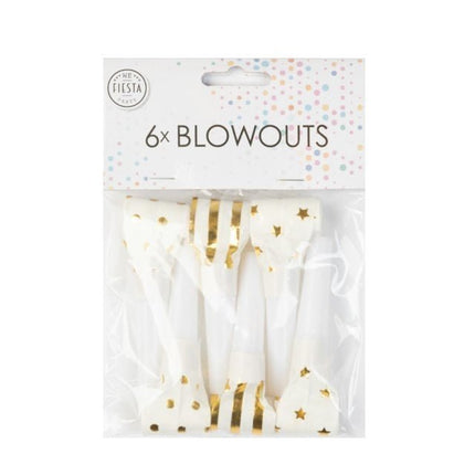Roltongen Goud 6st van WeFiesta koop je bij Partywinkel