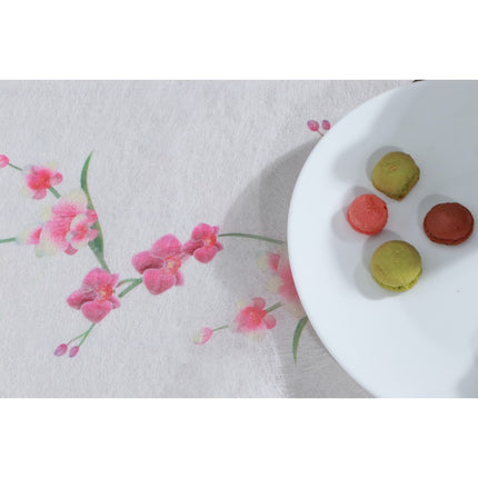 Runner da tavola floreale Orchidee 5m