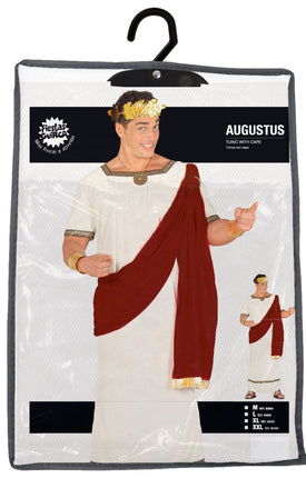 Costume Da Cesare Romano Per Uomo FIESTAS GUIRCA - Toga Unisex Per Carnevale E Feste A Tema