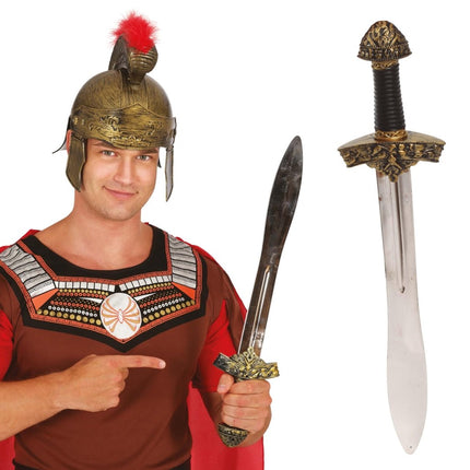 Romeins Zwaard Zilver 56cm van Fiestas Guirca koop je bij Partywinkel