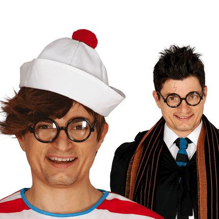 Ronde Bril Zwart van Fiestas Guirca koop je bij Partywinkel