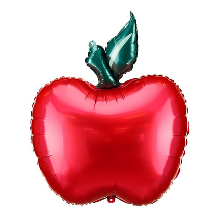 Rood Groene Helium Ballon Appel Leeg 69cm van Partydeco koop je bij Partywinkel