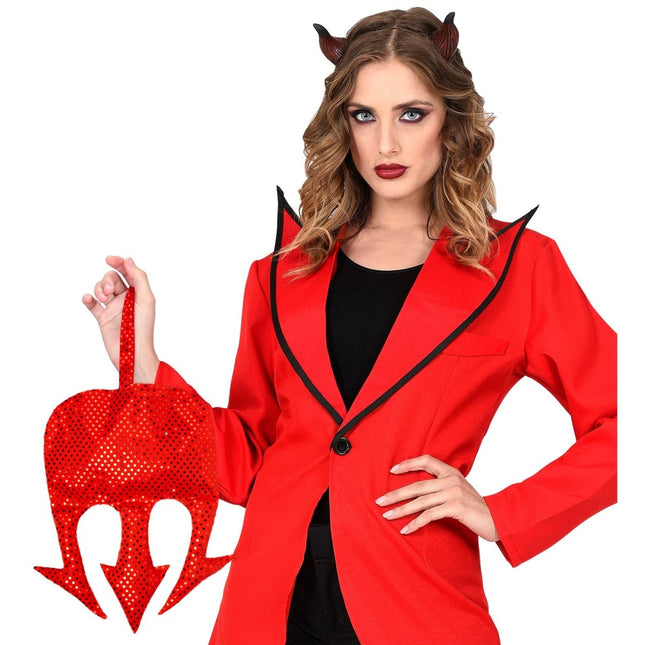 Rood Handtas Duivel van Widmann koop je bij Partywinkel