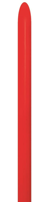 Rood Modellleerballonnen 2,54Cm Dik 1,52m 50st van Sempertex koop je bij Partywinkel