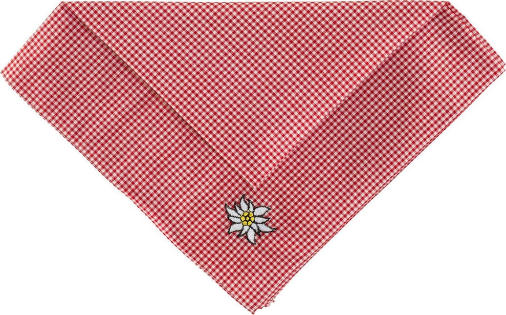 Rood Witte Sjaal Bloem van Orlob koop je bij Partywinkel