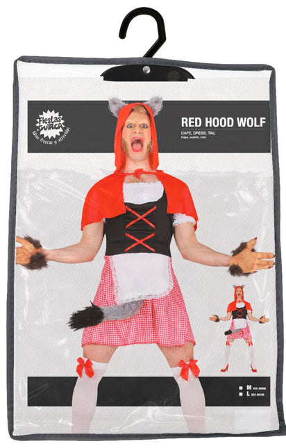 Roodkapje Kostuum Heren - Partywinkel - 8434077860991