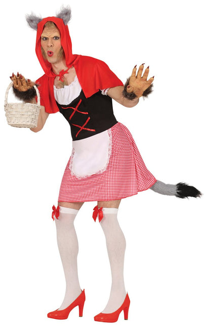 Roodkapje Kostuum Heren - Partywinkel - 8434077860991