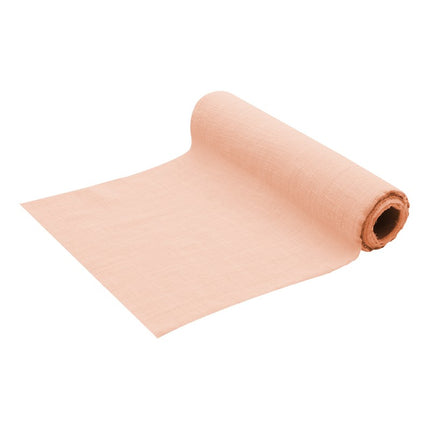 Runner da tavola rosa in cotone 5m