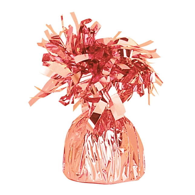 Rose Gouden Ballon Gewicht 21cm van Unique koop je bij Partywinkel