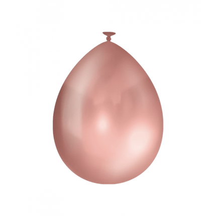 Rose Gouden Ballonnen Metallic 30cm 50st van Paper Dreams koop je bij Partywinkel