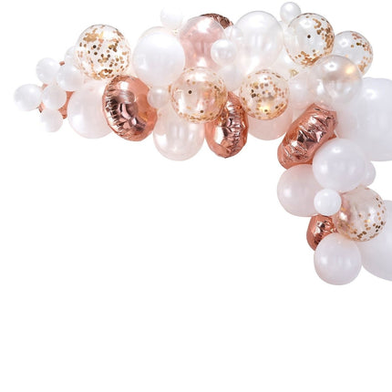Rose Gouden Ballonnenboog DIY Set van Ginger Ray koop je bij Partywinkel