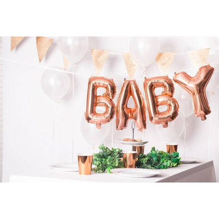 Rose Gouden Bekers Metallic Karton 250ml 8st van Folat koop je bij Partywinkel