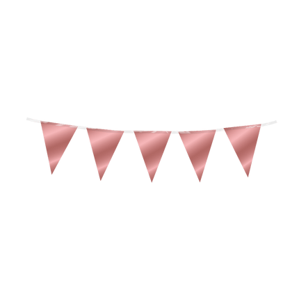 Rose Gouden Slinger Mini Folie 3m - Partywinkel - 8716764246395