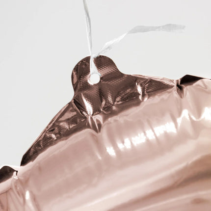 0 Anni, palloncino con numero, oro rosa, vuoto, 85 cm