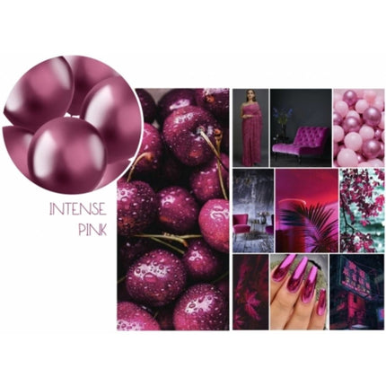 Roze Ballonnen Chroom 33cm 50st van Folat koop je bij Partywinkel