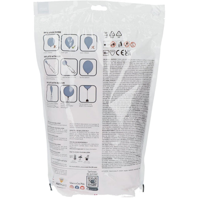 Roze Ballonnen Rosey Pink 33cm 100st van Folat koop je bij Partywinkel