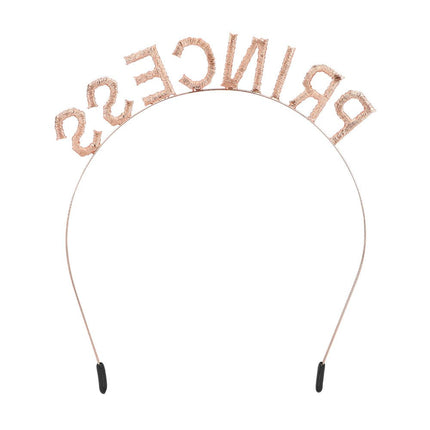 Roze Haarband Princess Glitter van Boland koop je bij Partywinkel