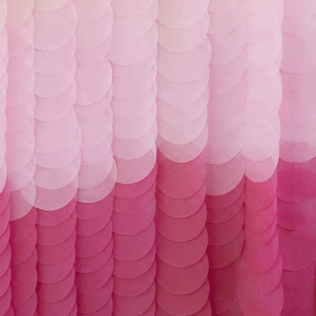 Roze Hangdecoratie Ombre 2m van Ginger Ray koop je bij Partywinkel