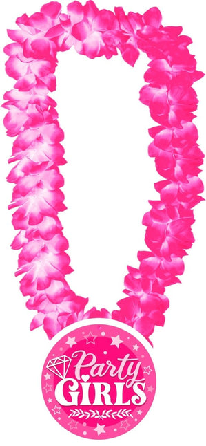 Roze Hawaii Krans Party Girls van Fiestas Guirca koop je bij Partywinkel