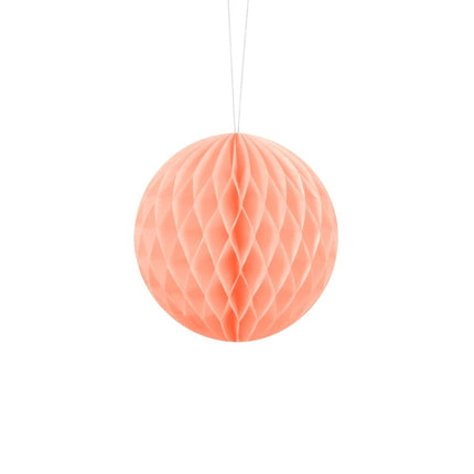 Roze Honeycomb 10cm van Partydeco koop je bij Partywinkel