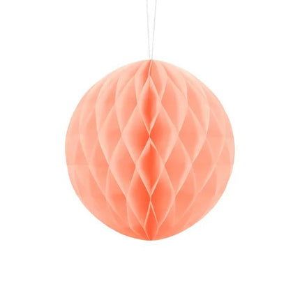 Roze Honeycomb 20cm van Partydeco koop je bij Partywinkel