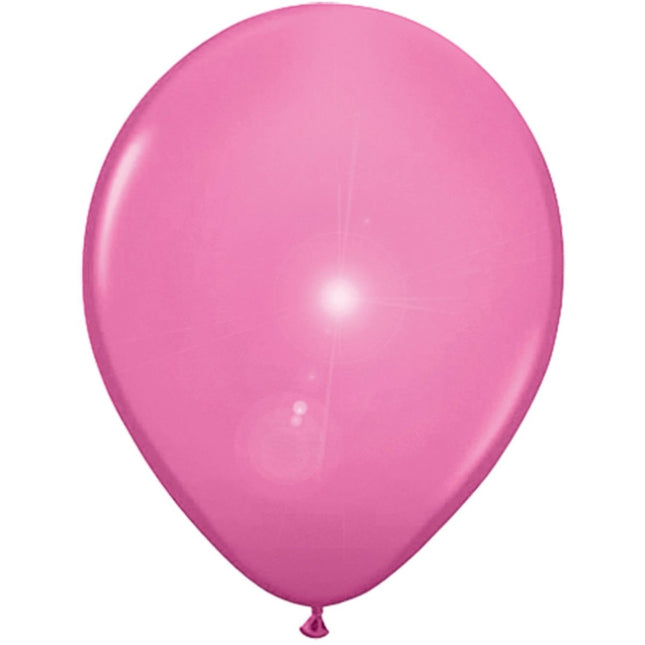 Roze Led Ballonnen 30cm 5st van Folat koop je bij Partywinkel