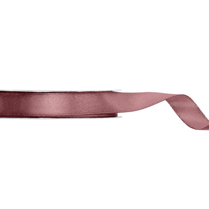 Roze Lint 12Mm Dark Dusty 25m van Partydeco koop je bij Partywinkel