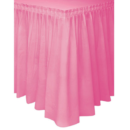 Roze Tafelrok 4,26m van Unique koop je bij Partywinkel