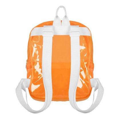 Rugzak Clarity neonoranje (28 x 23 x 10 cm) van Boland koop je bij Partywinkel