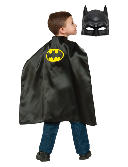 Set mantello e maschera di Batman bambino