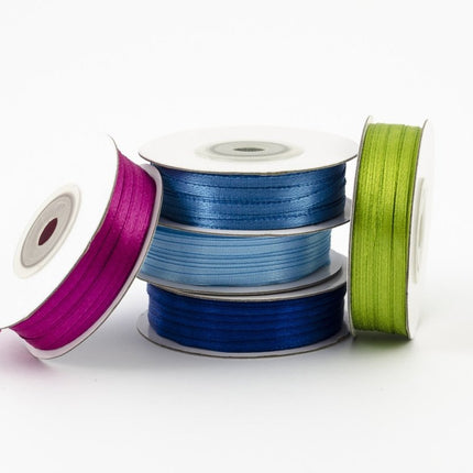 Satijn Lint Fuchsia 3mm 50m van Partydeco koop je bij Partywinkel