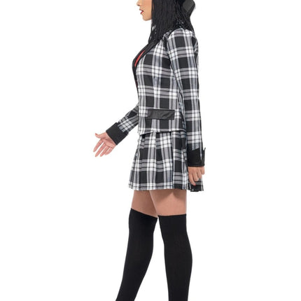 Schoolmeisje Kostuum Zwart Wit Dames Clueless Dionne van Smiffys koop je bij Partywinkel