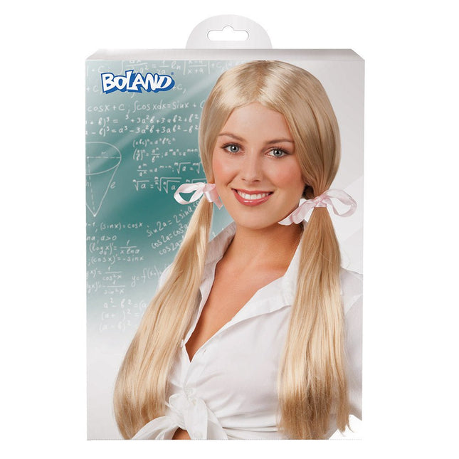 Schoolmeisje Pruik - Partywinkel - 8712026863799