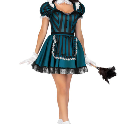 Schoonmaakster Jurk Dames Leg Avenue - Partywinkel - 714718567723