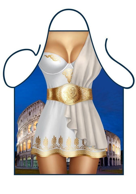 Schort Griekse Godin van Partychimp koop je bij Partywinkel