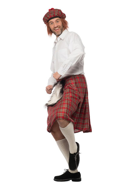 Schotse Man Kostuum - One - Size van Partychimp koop je bij Partywinkel