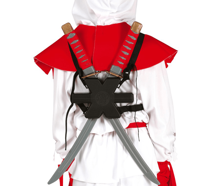Schouder Samurai Zwaarden 55cm van Fiestas Guirca koop je bij Partywinkel