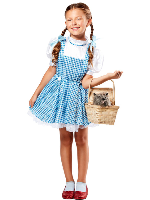 Costume da Dorothy in paillettes per bambine blu
