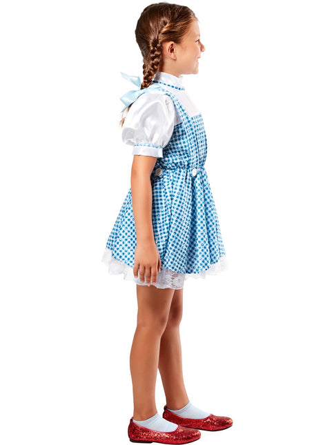 Costume da Dorothy in paillettes per bambine blu