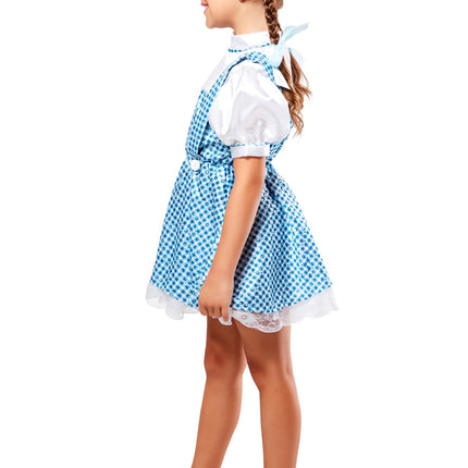 Costume da Dorothy in paillettes per bambine blu