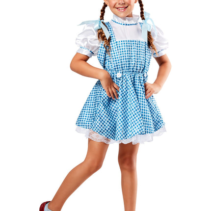 Costume da Dorothy in paillettes per bambine blu