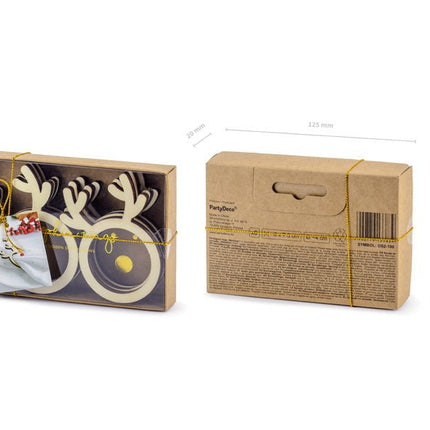 Servet Ringen 4cm 6st van Partydeco koop je bij Partywinkel