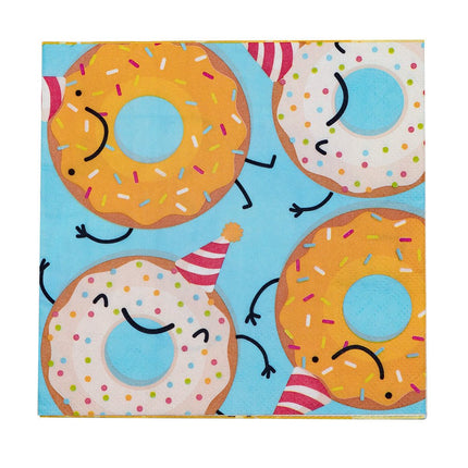 Servetten Donut Papier 33cm van Boland koop je bij Partywinkel