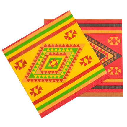 Servetten Mexico Papier 33cm van Boland koop je bij Partywinkel