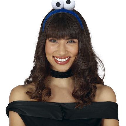 Sesamstraat Haarband Koekiemonster - Partywinkel - 8434077165126
